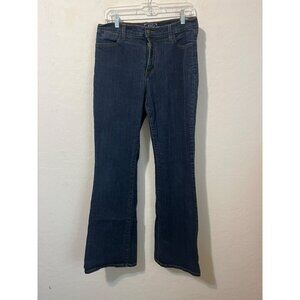 NYDJ Premium Denim Wide Leg Dark Wash Jeans Sz 12